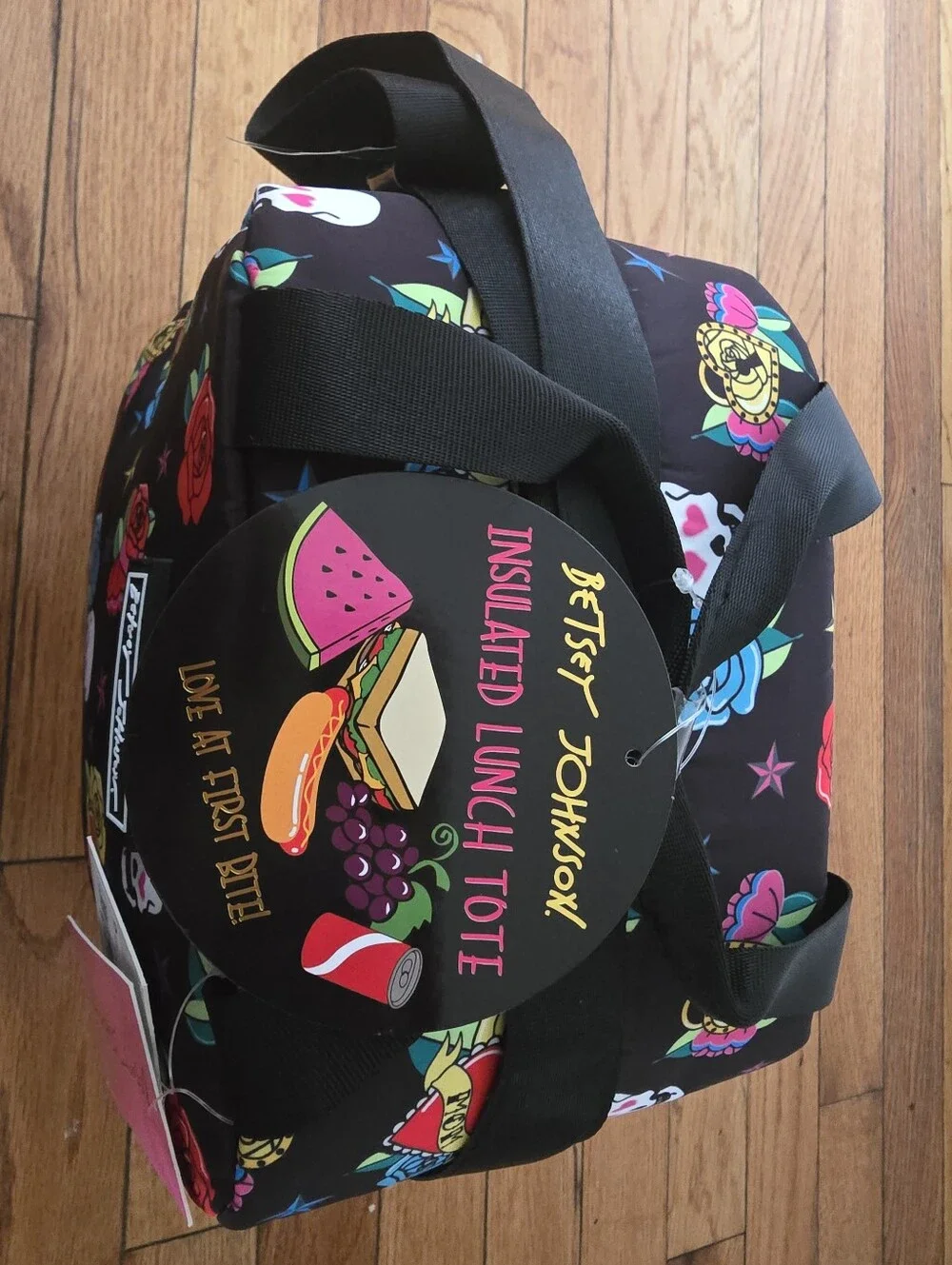 Betsey Johnson Dia de Los Muertos Insulated Lunch Tote NWT